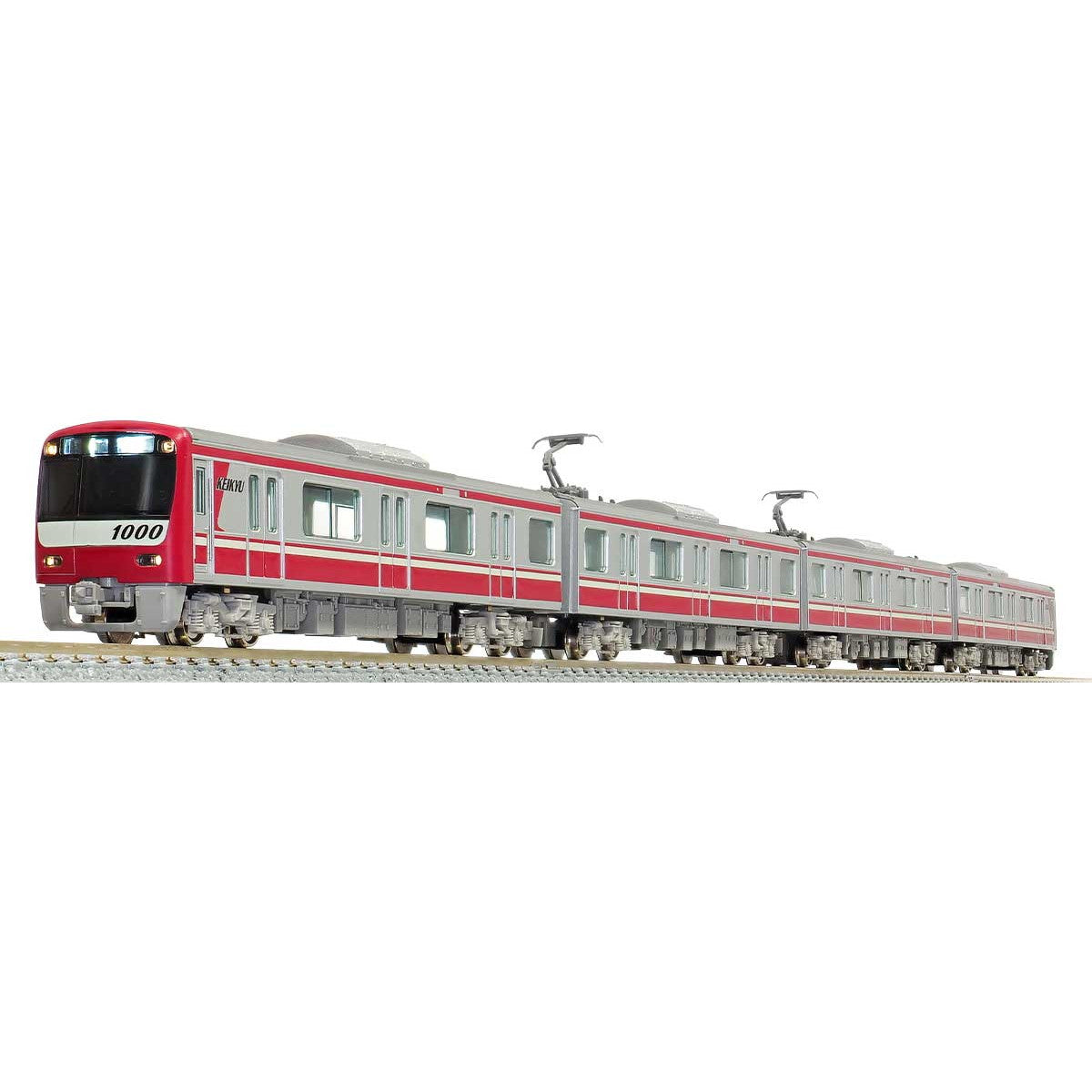 【新品即納】[RWM] 30497 京急新1000形ステンレス車(SRアンテナ付き・車番選択式) 4両編成セット(動力付き) Nゲージ 鉄道模型 GREENMAX(グリーンマックス) (20220806)