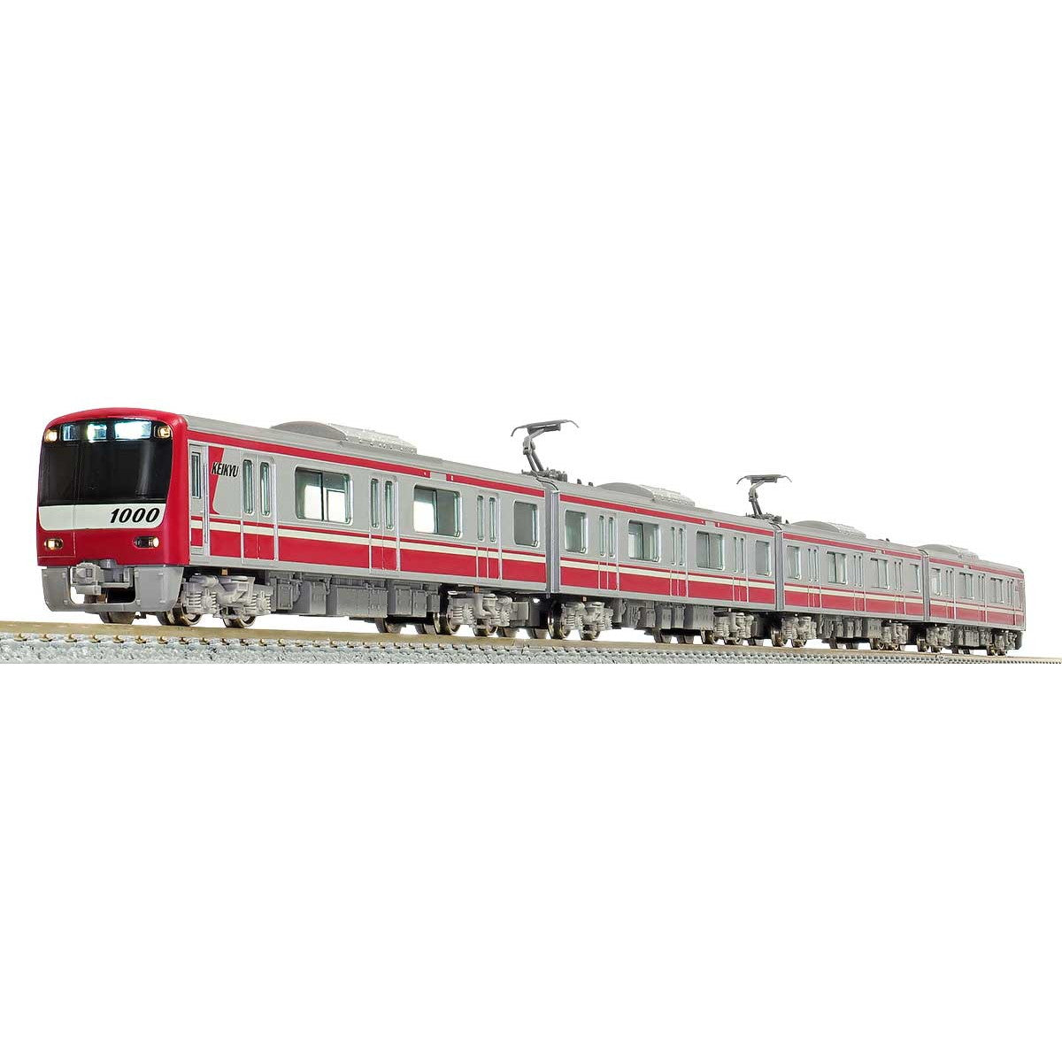 【新品即納】[RWM] 30498 京急新1000形ステンレス車(SRアンテナ付き・車番選択式) 4両編成セット(動力無し) Nゲージ 鉄道模型 GREENMAX(グリーンマックス) (20220806)