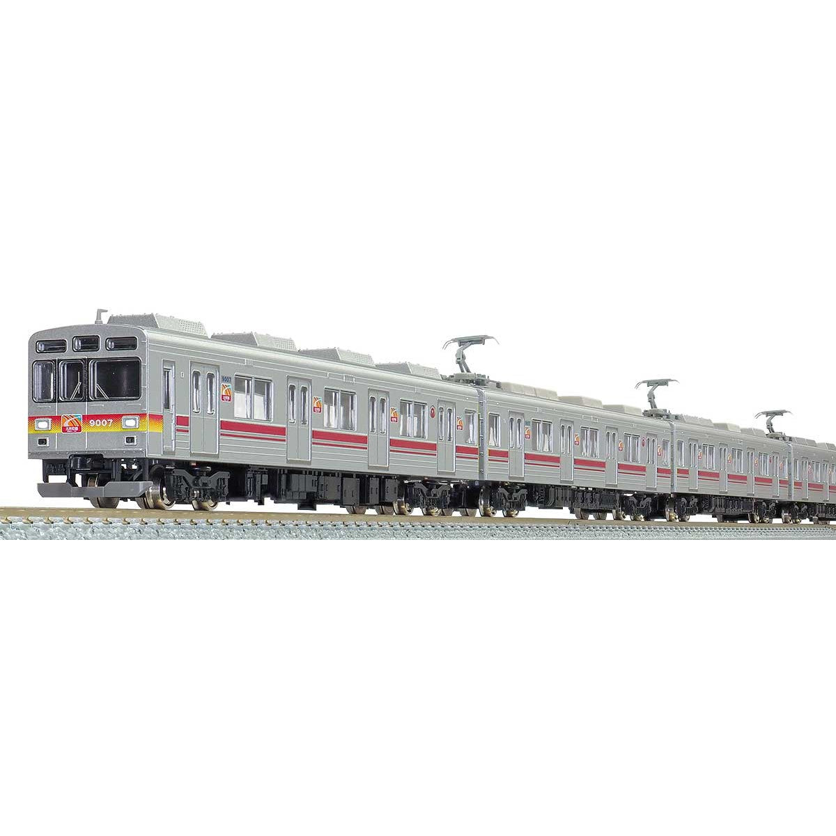 【新品即納】[RWM] 31607 東急電鉄9000系(大井町線・9007編成・黄色テープ付き) 5両編成セット(動力付き) Nゲージ 鉄道模型 GREENMAX(グリーンマックス) (20220831)