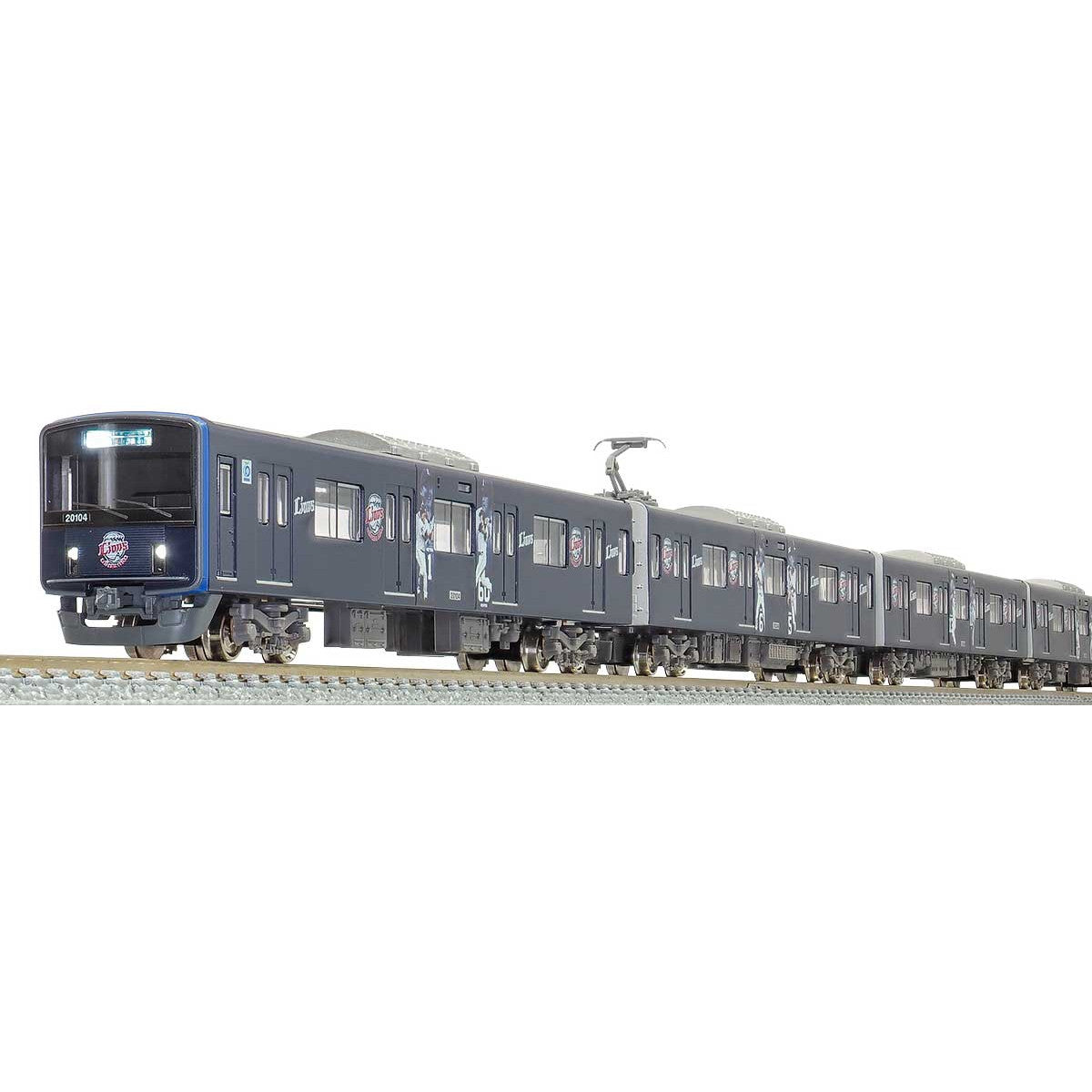 【中古即納】[RWM] 50722 西武20000系(20104編成・三代目L-train・2022年シーズン仕様)10両編成セット(動力付き) Nゲージ 鉄道模型 GREENMAX(グリーンマックス)(20221001)