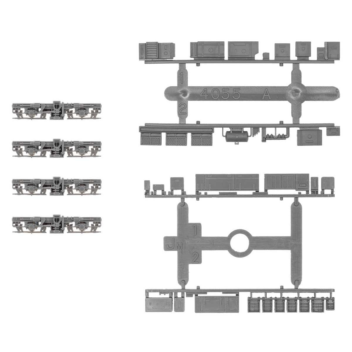 【新品即納】[RWM] 8522 動力台車枠・床下機器セット A-36(FS345+4055A/JM) Nゲージ 鉄道模型 GREENMAX(グリーンマックス) (20220827)