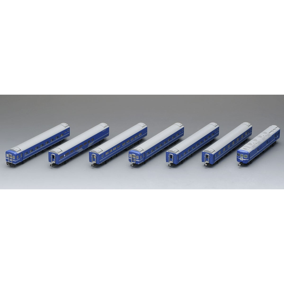 【新品即納】[RWM] 98802 国鉄 24系25-100形特急寝台客車(はやぶさ)セット(7両)(動力無し) Nゲージ 鉄道模型 TOMIX(トミックス)(20221223)