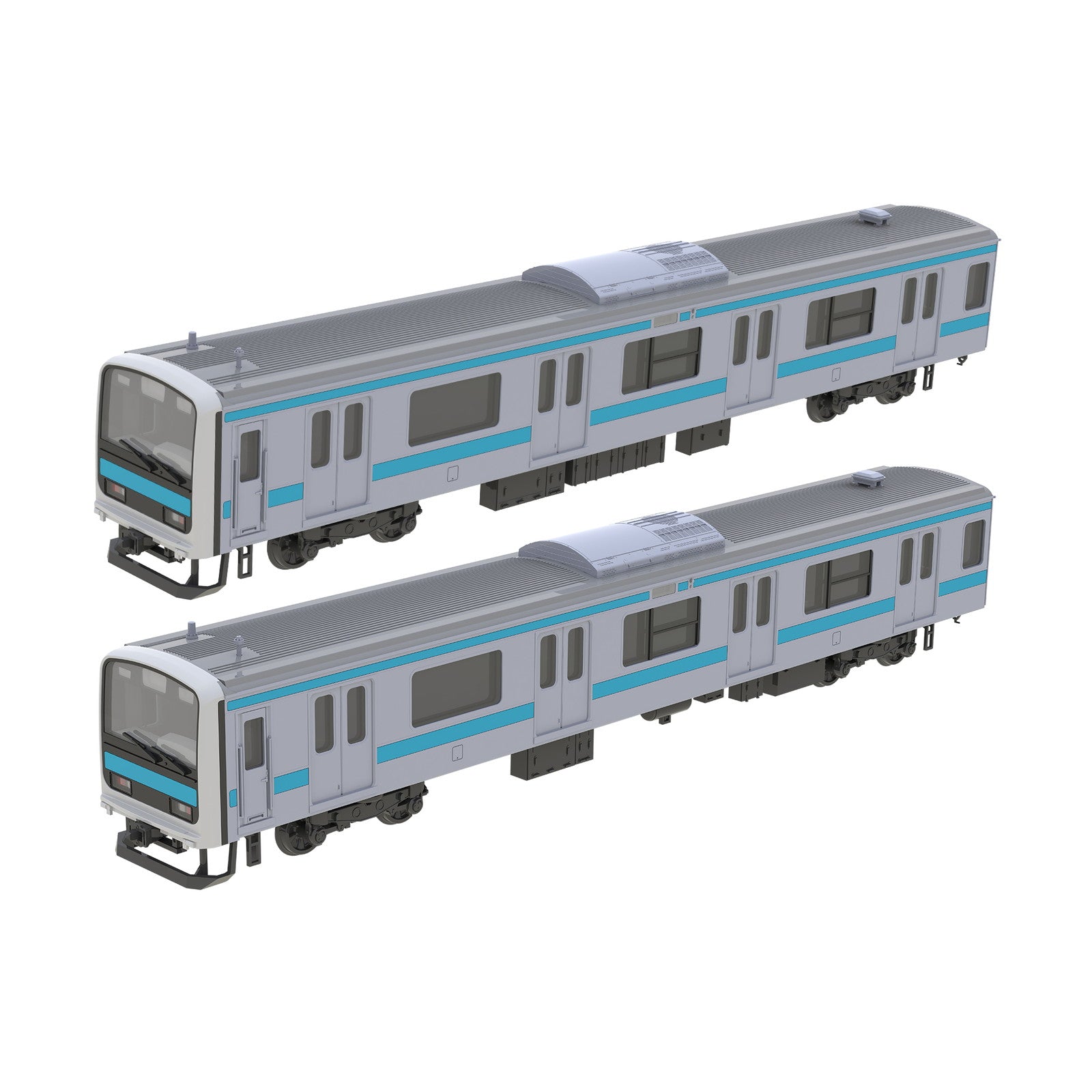 【新品即納】[RWM] PP133 JR東日本 209系 直流電車(京浜東北色) クハ209・クハ208 未塗装組立キット(動力無し) HOゲージ 鉄道模型 PLUM(プラム) (20221130)