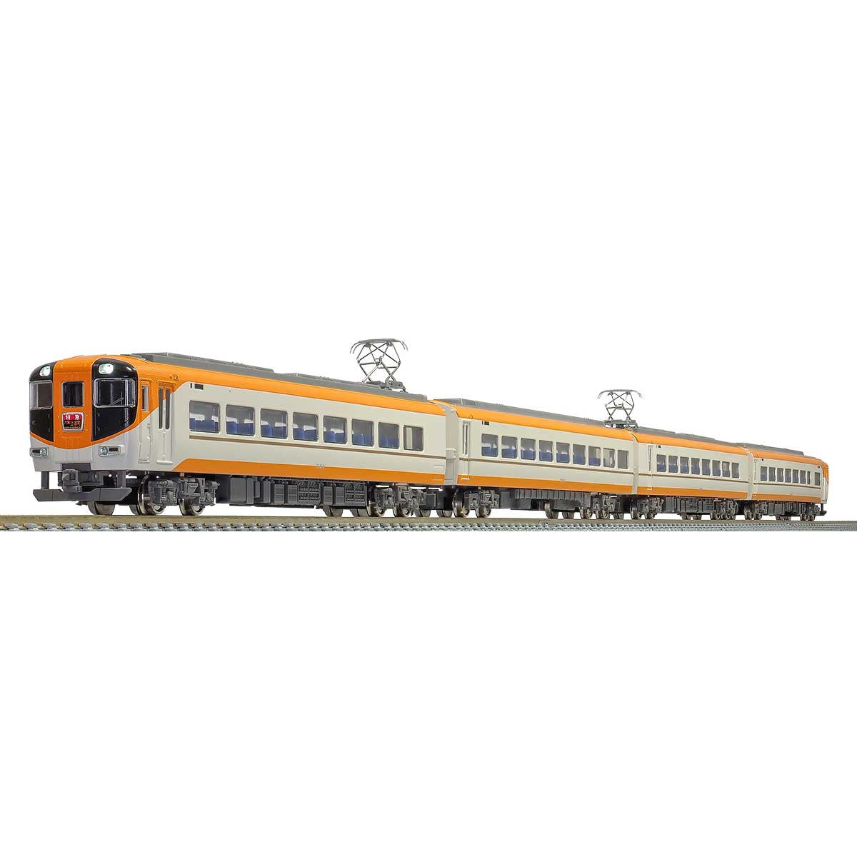 【新品即納】[RWM] 31625 近鉄12410系 12414編成・新塗装・貫通路開扉パーツ付き 増結4両編成セット(動力無し) Nゲージ 鉄道模型 GREENMAX(グリーンマックス) (20220928)
