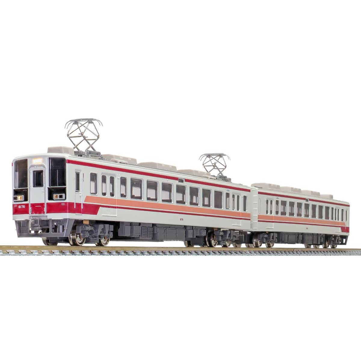【新品即納】[RWM] 31628 東武6050型 2パンタ車・6176編成 2両編成セット(動力付き) Nゲージ 鉄道模型 GREENMAX(グリーンマックス) (20220929)