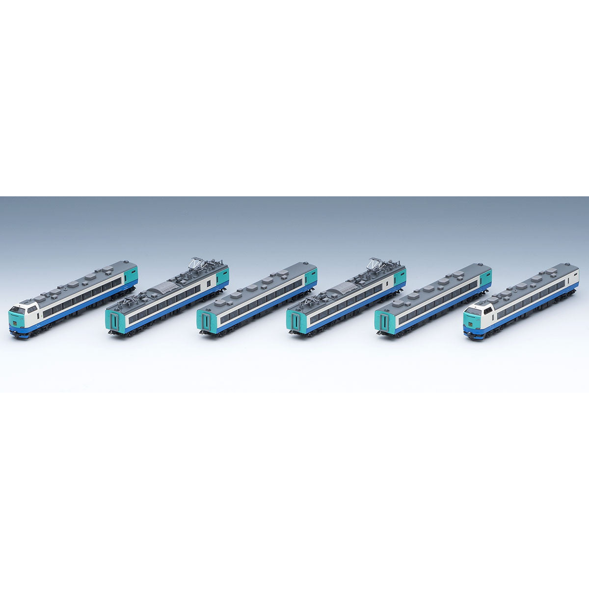 【新品即納】[RWM] 98801 JR 485-3000系特急電車(上沼垂色) 6両セット(動力付き) Nゲージ 鉄道模型 TOMIX(トミックス) (20221217)