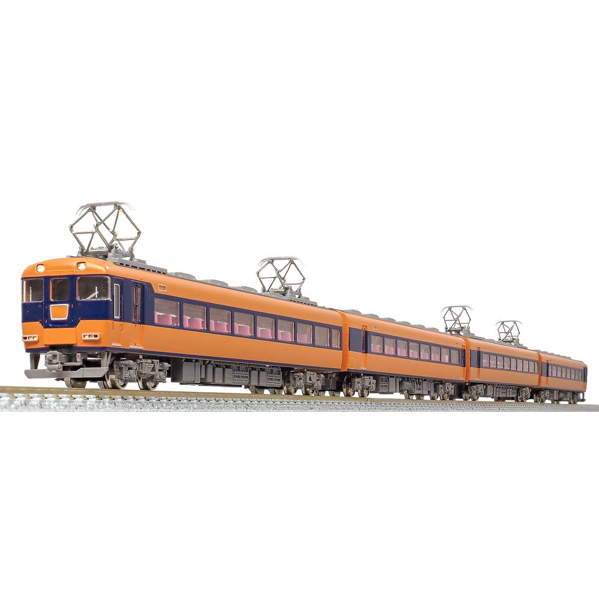 【新品即納】[RWM] 31637 近鉄 12200系 (スナックカー・更新車・貫通路開扉パーツ付き) 基本4両編成セット(動力付き) Nゲージ 鉄道模型 GREENMAX(グリーンマックス) (20221214)