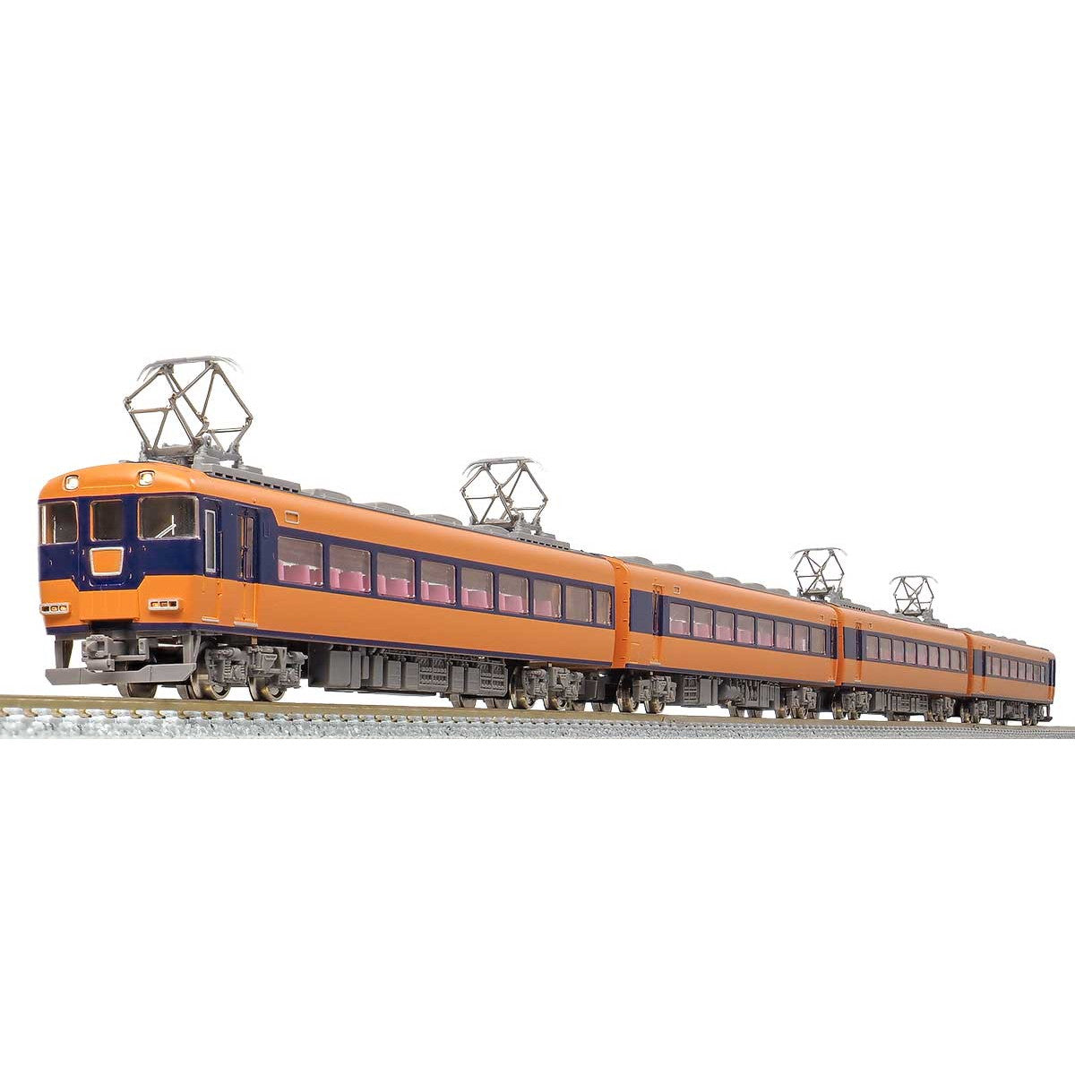 【新品即納】[RWM] 31638 近鉄 12200系 (スナックカー・更新車・貫通路開扉パーツ付き) 増結4両編成セット(動力無し) Nゲージ 鉄道模型 GREENMAX(グリーンマックス) (20221214)