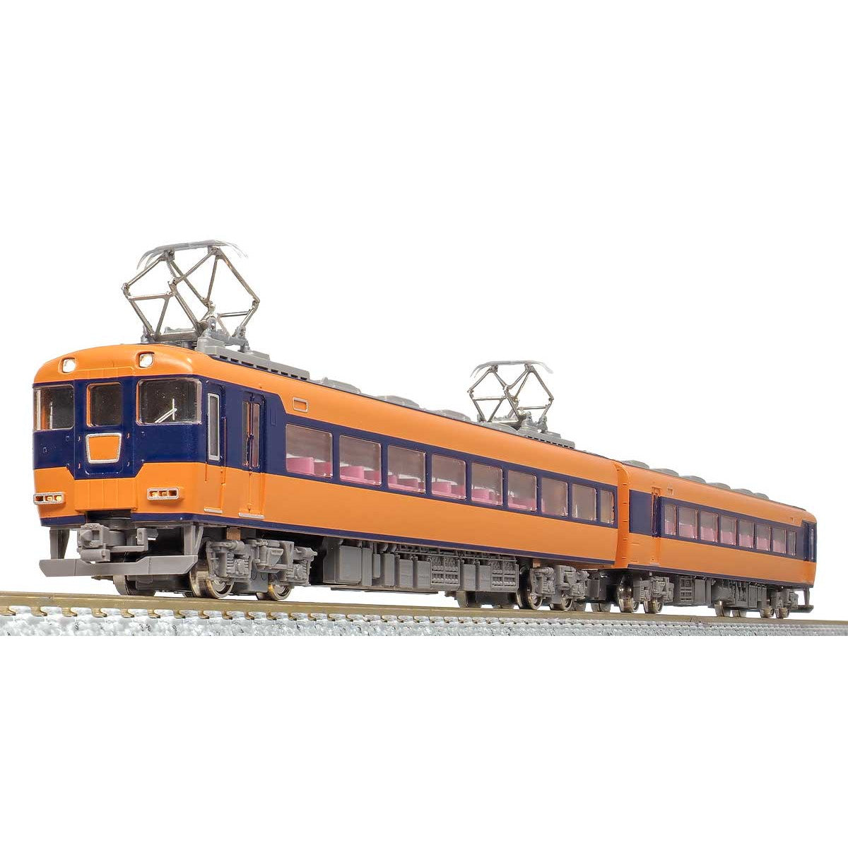 新品即納】[RWM]31369 近鉄 12200系 (スナックカー・更新車・貫通路開扉パーツ付き) 基本2両編成セット(動力付き) Nゲージ 鉄道模型  GREENMAX(グリーンマックス)