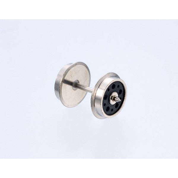 【新品即納】[RWM] (再販) PW-002 機関車用動輪(直径7.6mm・輪心付・ギア無し・銀色) 2個入 Nゲージ 鉄道模型 TOMIX(トミックス) (20220728)