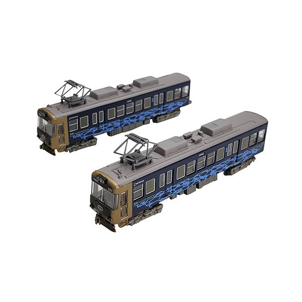 【新品即納】[RWM] 322221 鉄道コレクション(鉄コレ) 京阪電車大津線600形4次車 比叡山・びわ湖【山と水と光の廻廊】2両セット(動力無し) Nゲージ 鉄道模型 TOMYTEC(トミーテック) (20221119)