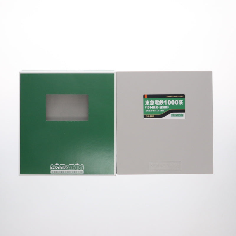 【新品即納】[RWM] 31651 東急電鉄1000系(1014編成・目蒲線) 4両編成セット(動力付き) Nゲージ 鉄道模型 GREENMAX(グリーンマックス) (20221217)