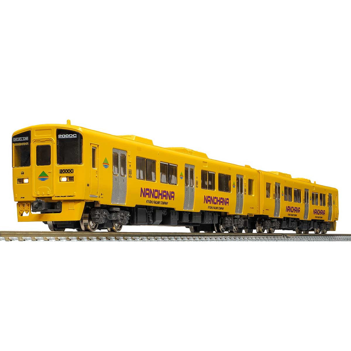 【新品即納】[RWM] 31660 JR九州キハ200形(なのはな・565+1565) 基本2両編成セット(動力付き) Nゲージ 鉄道模型 GREENMAX(グリーンマックス) (20221228)