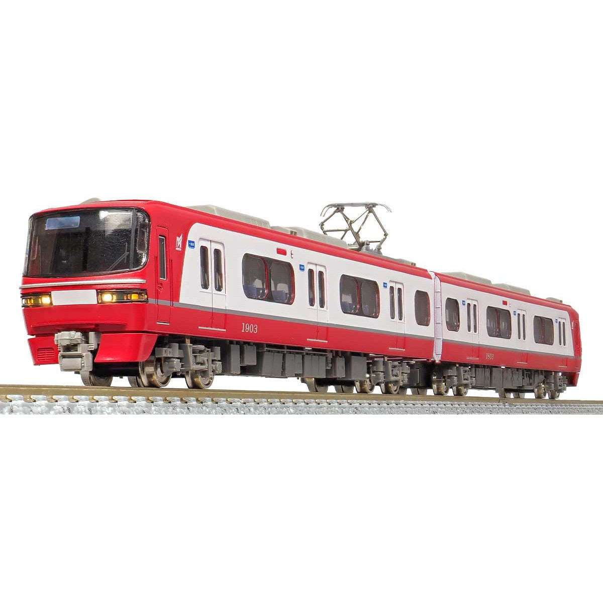 【新品即納】[RWM] 31657 名鉄1800系(新塗装・行先表示点灯) 増結2両編成セット(動力無し) Nゲージ 鉄道模型 GREENMAX(グリーンマックス) (20221214)
