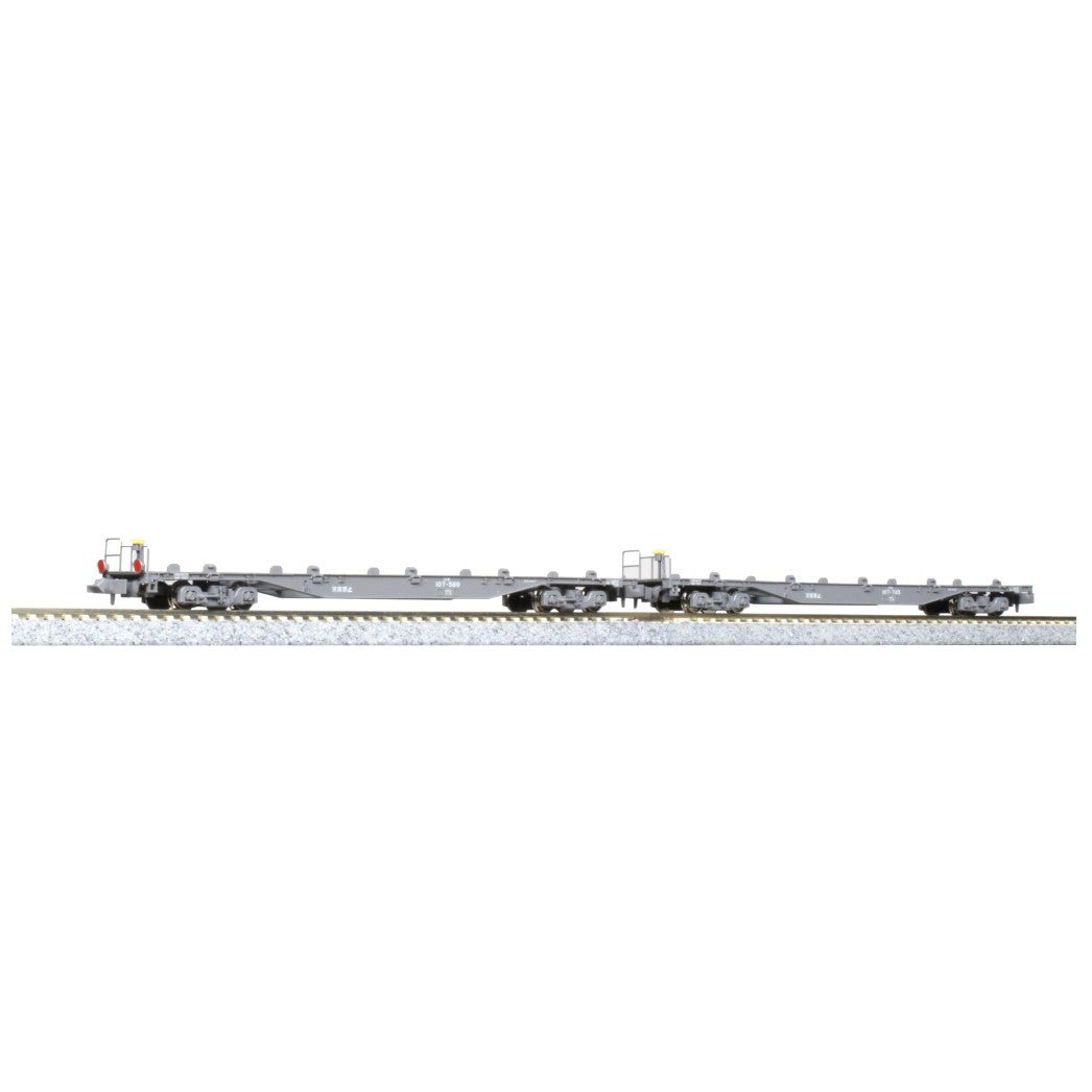 【新品】【お取り寄せ】[RWM] 10-1797 コキ107(JRFマークなし) コンテナ無積載 2両セット(動力無し) Nゲージ 鉄道模型 KATO(カトー) (20221228)