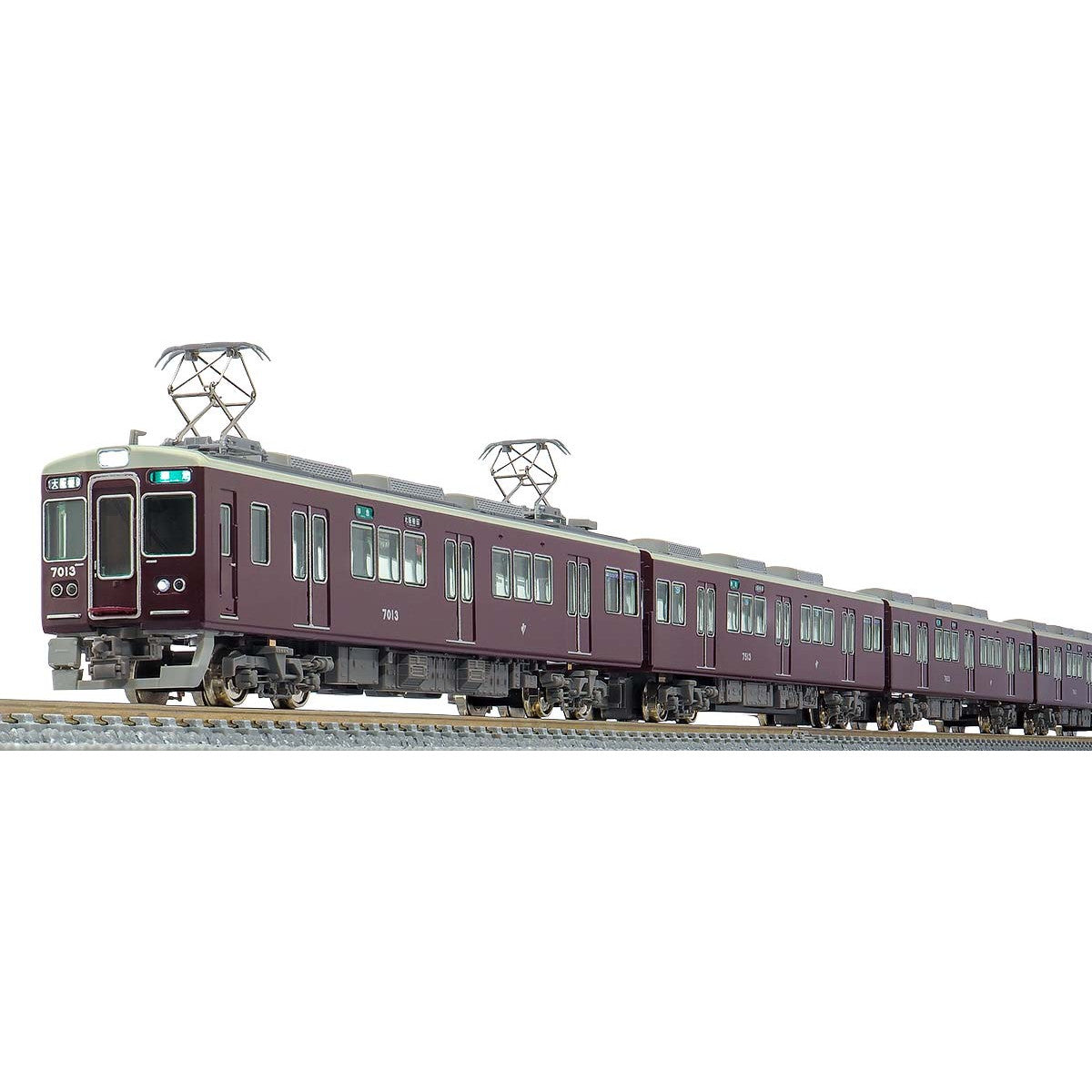 【新品即納】[RWM] 31649 阪急7000系(リニューアル車・神戸線・7013編成) 8両編成セット(動力付き) Nゲージ 鉄道模型 GREENMAX(グリーンマックス) (20230226)