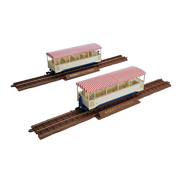 【新品】【お取り寄せ】[RWM] 324508 鉄道コレクション(鉄コレ) ナローゲージ80 想い出の西武鉄道山口線 オープン客車タイプ2両セット(動力無し) HOナローゲージ 鉄道模型 TOMYTEC(トミーテック) (20221217)