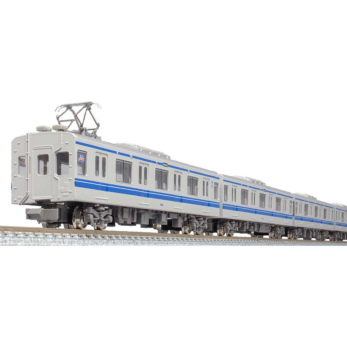 【新品即納】[RWM] 31665 西武 6000系アルミ車(6158編成・ベンチレータ撤去後) 増結用中間車6両セット(動力無し) Nゲージ 鉄道模型 GREENMAX(グリーンマックス) (20230208)