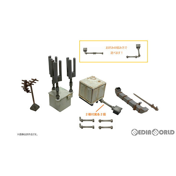 【新品】【お取り寄せ】[RWM] 324829 情景コレクション 情景小物138 屋上小物 経年塗装タイプD Nゲージ 鉄道模型 TOMYTEC(トミーテック)(20230325)