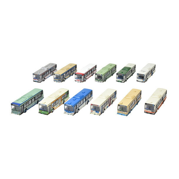 【新品即納】[BOX][RWM] 321866 ザ・バスコレクション 第32弾 日野の初期ノンステップバス編 Nゲージ 鉄道模型(12個) TOMYTEC(トミーテック) (20230617)