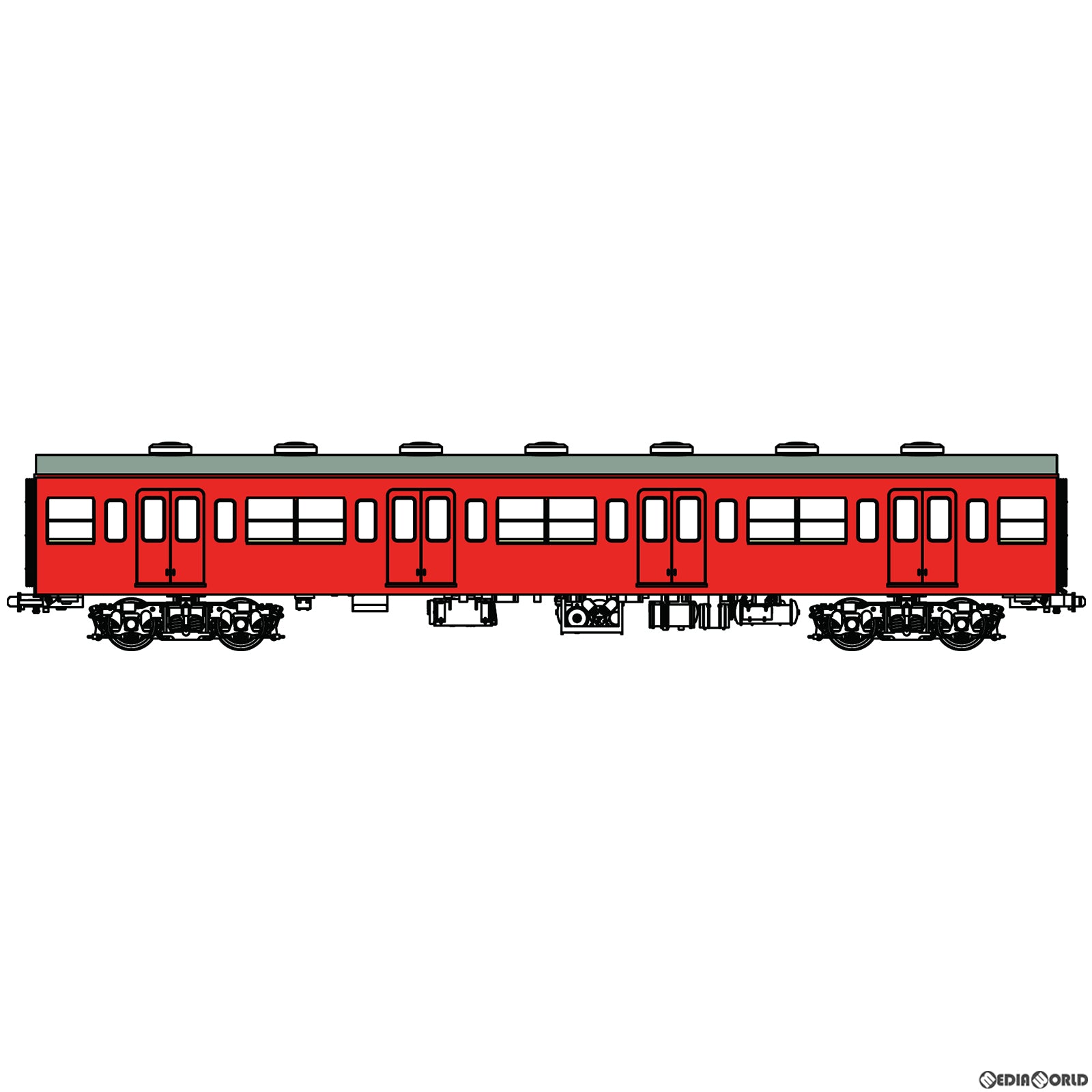 【新品即納】[RWM] TW-101TA 国鉄101系朱色1号 増結A(サハ101-200番代) (動力無し) HOゲージ 鉄道模型 TRAMWAY(トラムウェイ) (20230916)