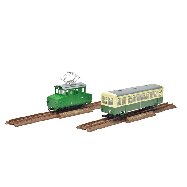【新品】【お取り寄せ】[RWM] 327455 鉄道コレクション(鉄コレ) ナローゲージ80 赤坂鉱山 従業員輸送列車(デキ1+ホハフ1) 2両セット(動力無し) HOナローゲージ 鉄道模型 TOMYTEC(トミーテック)(20230624)