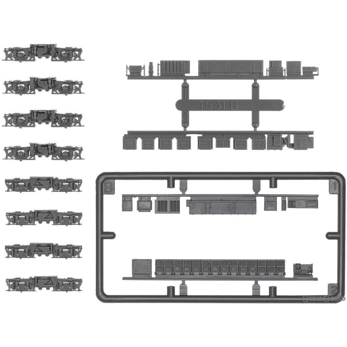 【新品即納】[RWM] 8527 動力台車枠・床下機器セット A-40(KDタイプ/新KDタイプ(KD301) +4531BM/BM) Nゲージ 鉄道模型 GREENMAX(グリーンマックス) (20230707)