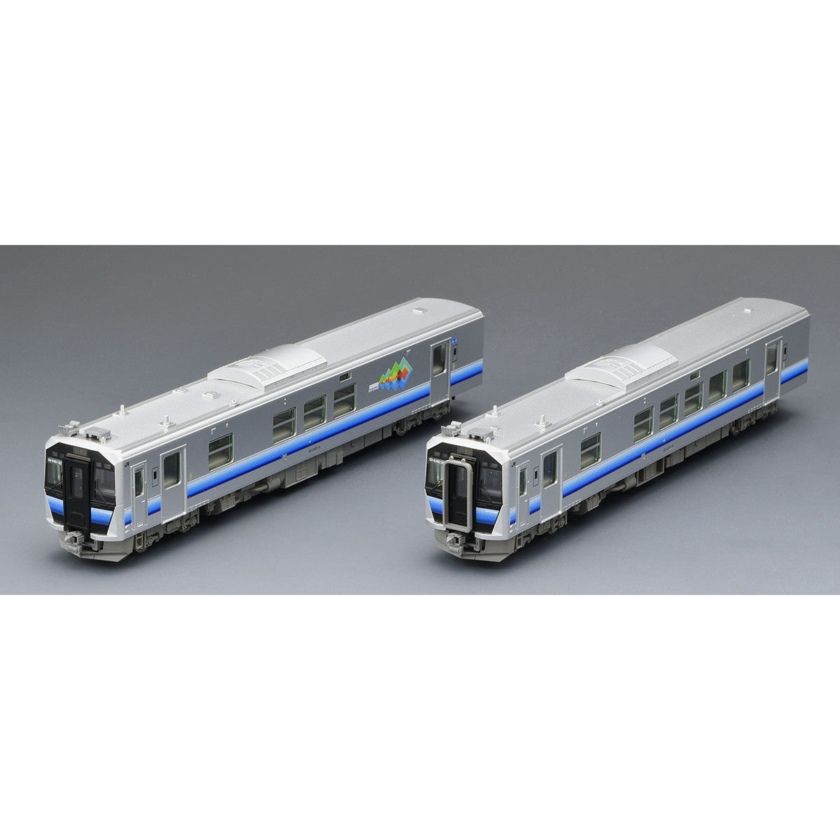 【中古即納】[RWM] 98107 JR GV-E401・GV-E402形ディーゼルカー(秋田色)セット(2両)(動力付き) Nゲージ 鉄道模型 TOMIX(トミックス)(20230929)