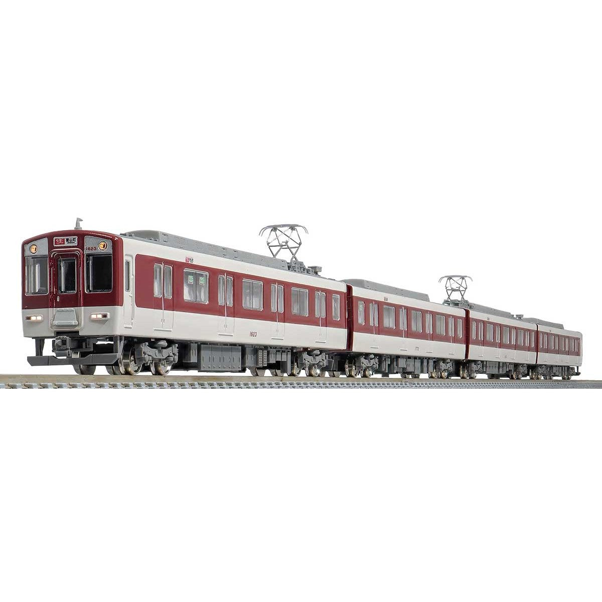 【新品即納】[RWM] 1259T 近鉄1620系(VVVFロゴ選択式) 4両編成動力付きトータルセット 塗装済みキット(動力付き) Nゲージ 鉄道模型 GREENMAX(グリーンマックス)(20230908)