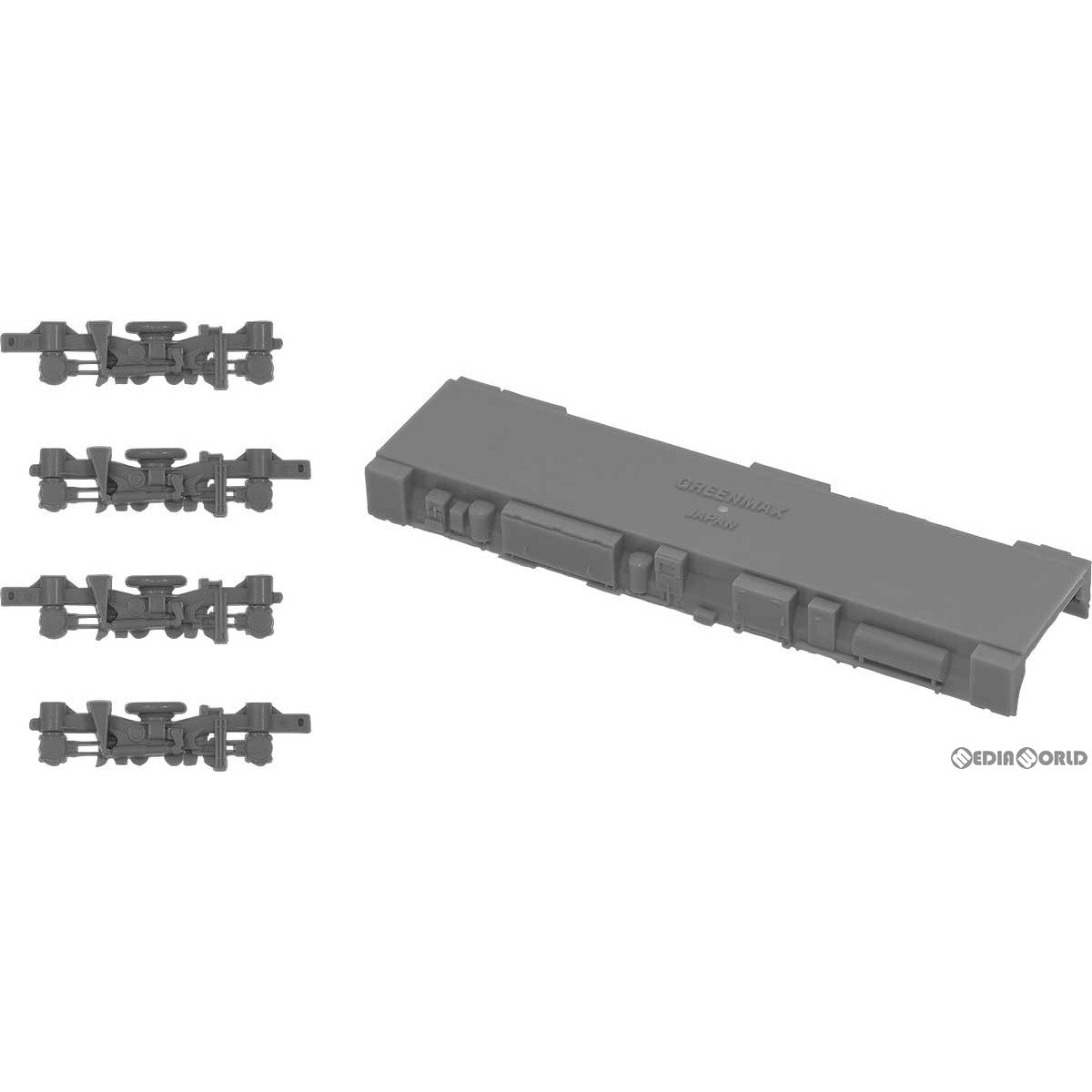 【新品即納】[RWM] 8528 動力台車枠・床下機器セット B-06 (SS164+S Mカバー) Nゲージ 鉄道模型 GREENMAX(グリーンマックス) (20230726)