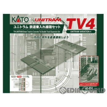 【新品】【お取り寄せ】[RWM] 40-814 UNITRAM(ユニトラム) TV4 ユニトラム鉄道乗入れ線路セット Nゲージ 鉄道模型 KATO(カトー)(20230525)