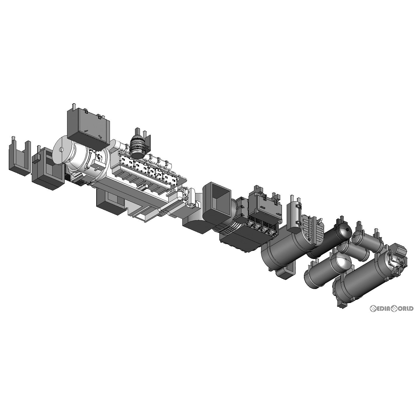 【新品即納】[RWM] TW-DCS001 キハ30用床下パーツセット HOゲージ 鉄道模型 TRAMWAY(トラムウェイ) (20240208)