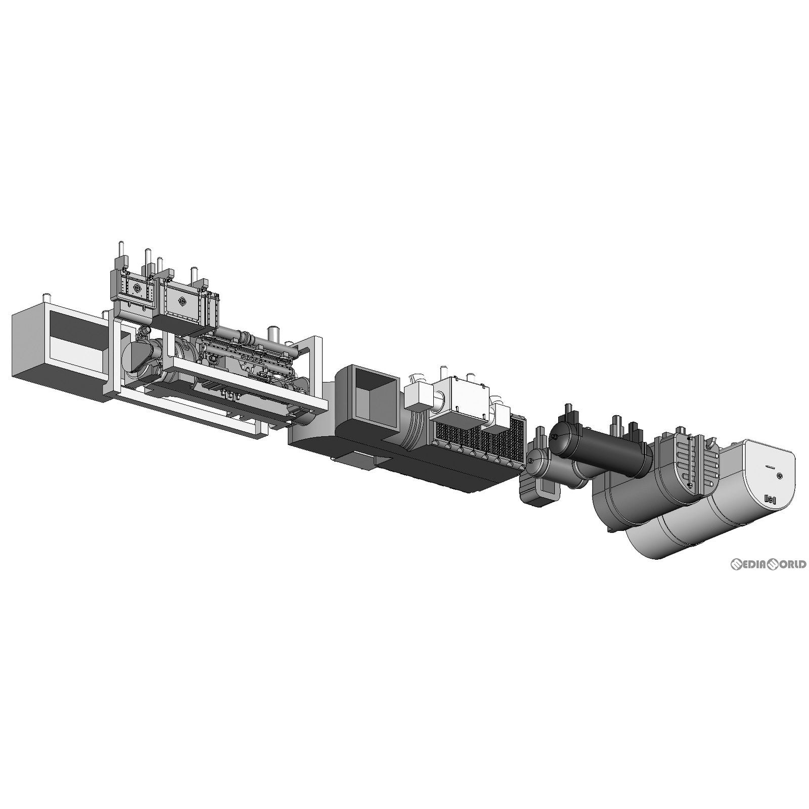 【新品即納】[RWM] TW-DCS002 キハ20用床下パーツセット HOゲージ 鉄道模型 TRAMWAY(トラムウェイ) (20240208)