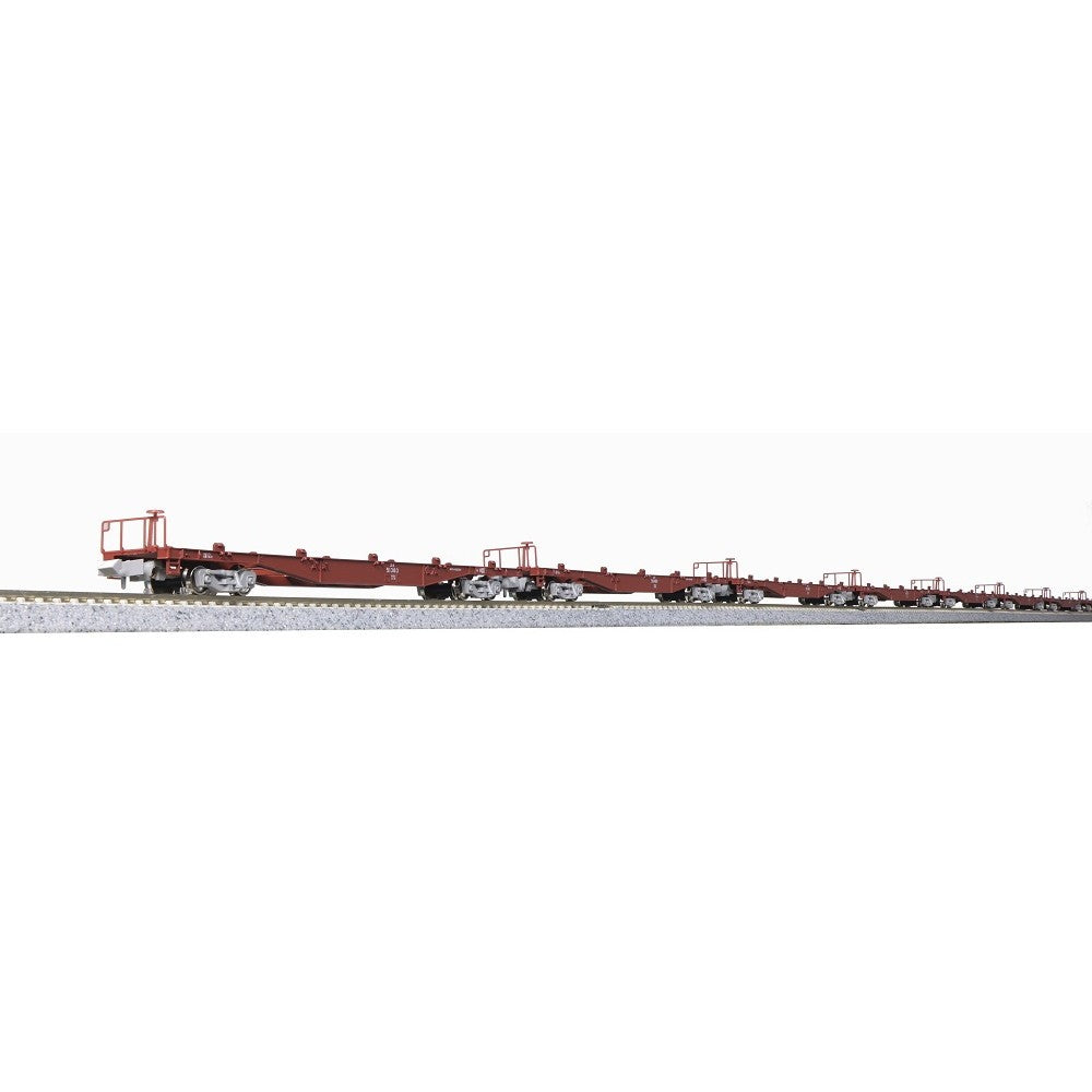 【新品】【お取り寄せ】[RWM] 10-1317 コキ50000(グレー台車) コンテナ無積載 11両セット(動力無し) Nゲージ 鉄道模型 KATO(カトー)(20231102)