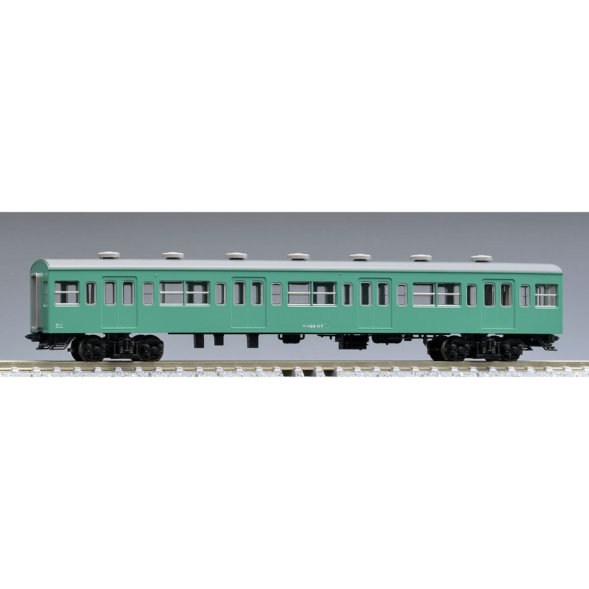 【新品】【お取り寄せ】[RWM]9017 国鉄電車 サハ103形(初期型非冷房車・エメラルドグリーン)(動力無し) Nゲージ 鉄道模型 TOMIX(トミックス)(20231028)