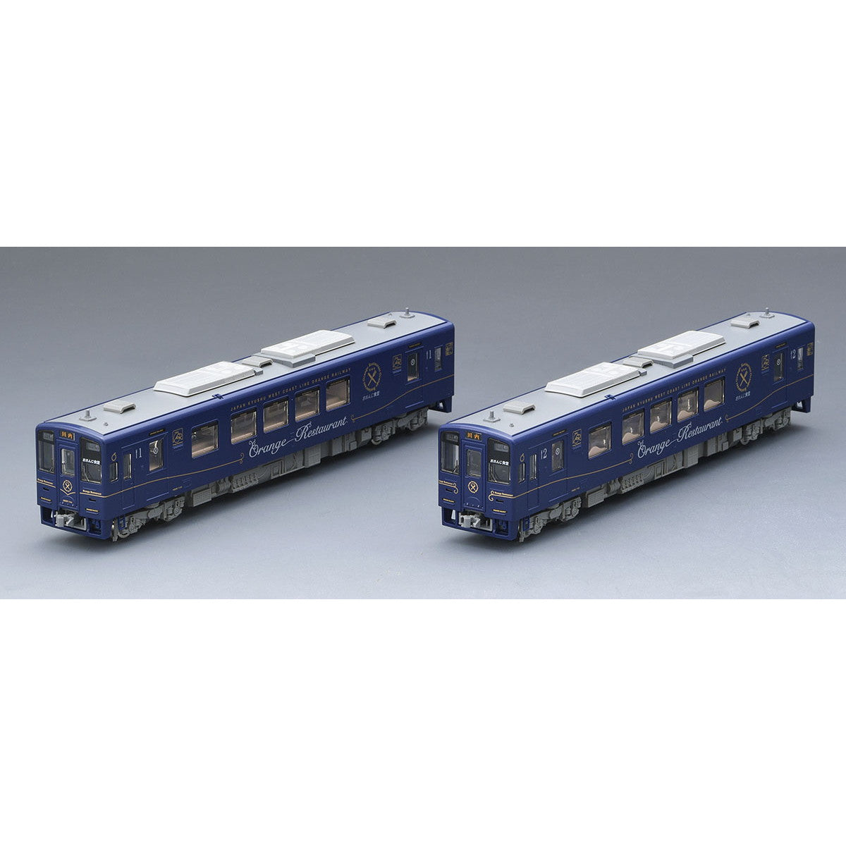 【新品即納】[RWM] 98128 肥薩おれんじ鉄道 HSOR-100A形(おれんじ食堂) セット(2両) (動力付き) Nゲージ 鉄道模型 TOMIX(トミックス) (20231209)