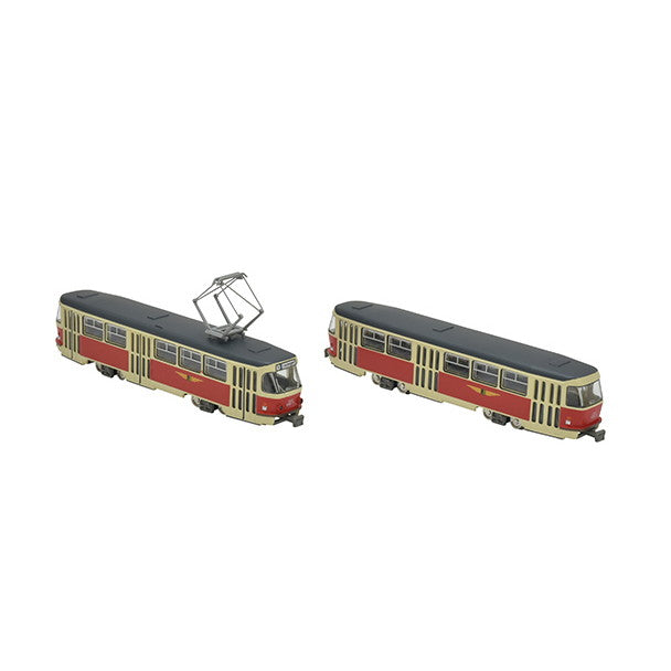 【新品即納】[RWM] 327714 鉄道コレクション(鉄コレ) ドレスデントラム タトラT4+B4タイプ2両セットE(動力付き) Nゲージ 鉄道模型 TOMYTEC(トミーテック) (20230923)