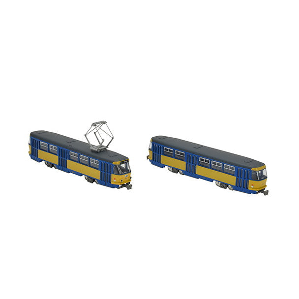 【新品即納】[RWM] 327721 鉄道コレクション(鉄コレ) ライプツィヒトラム タトラT4+B4タイプ2両セットF(動力付き) Nゲージ 鉄道模型 TOMYTEC(トミーテック) (20230923)