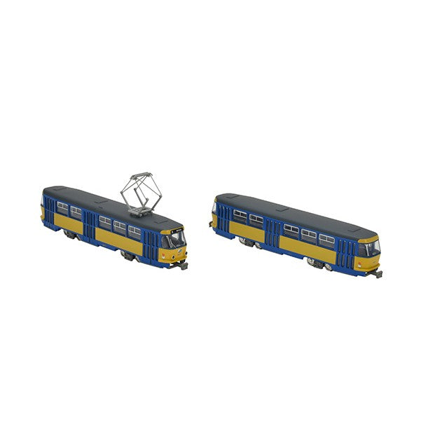 【新品】【お取り寄せ】[RWM]327721 鉄道コレクション(鉄コレ) ライプツィヒトラム タトラT4+B4タイプ2両セットF(動力付き) Nゲージ 鉄道模型 TOMYTEC(トミーテック)(20230923)
