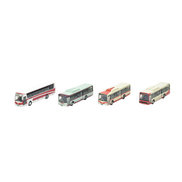 【新品】【お取り寄せ】[RWM] 326953 ザ・バスコレクション 北陸鉄道創立80周年歴代カラー4台セット Nゲージ 鉄道模型 TOMYTEC(トミーテック) (20231021)