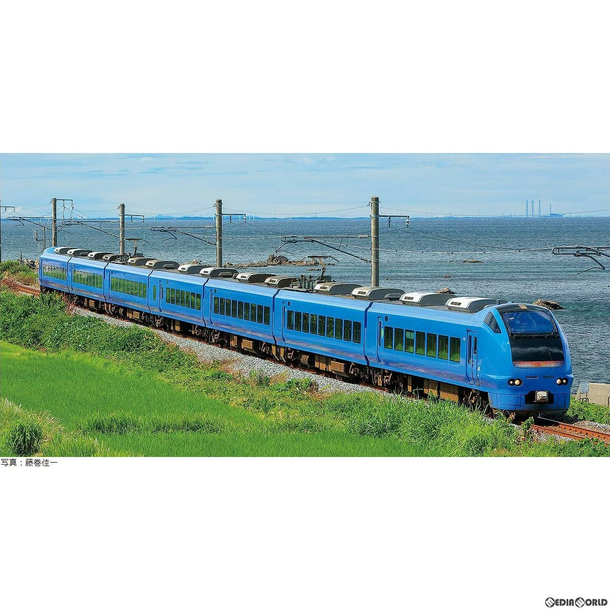 【新品】【お取り寄せ】[RWM] 31762 E653系1000番代いなほ(瑠璃色・クーラーカバー交換後) 7両編成セット(動力付き) Nゲージ 鉄道模型 GREENMAX(グリーンマックス)(20231021)