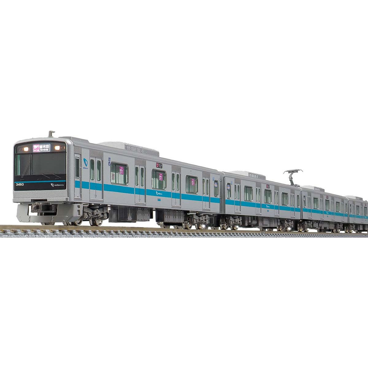 【新品即納】[RWM] 31759 小田急3000形(3091〜3093編成・ロイヤルブルー帯) 基本4両編成セット(動力付き) Nゲージ 鉄道模型 GREENMAX(グリーンマックス) (20231021)