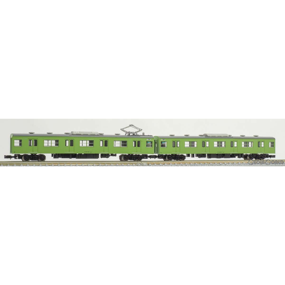 【新品即納】[RWM] 1266M JR103系関西形 モハ103・102(ユニット窓・ウグイス) 2両キット(動力無し) 塗装済み組立てキット Nゲージ 鉄道模型 GREENMAX(グリーンマックス) (20231014)
