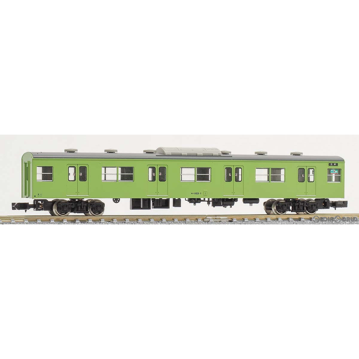 【新品即納】[RWM] 1266W JR103系関西形 サハ103(ユニット窓・ウグイス) 1両キット(動力無し) 塗装済み組立てキット Nゲージ 鉄道模型 GREENMAX(グリーンマックス) (20231014)