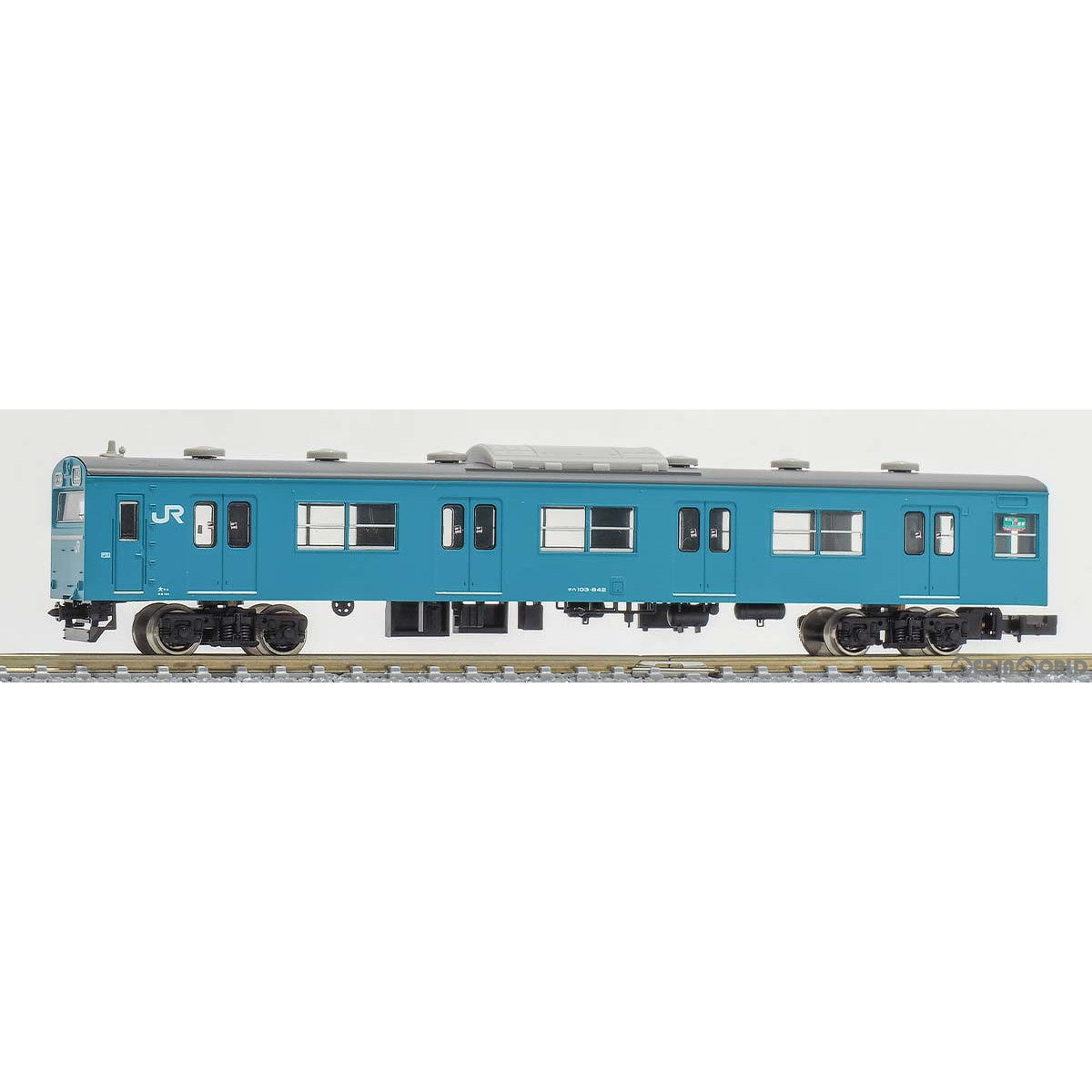 【新品即納】[RWM] 1269C JR103系関西形 クハ103(高運・ユニット窓・スカイブルー) 1両キット(動力無し) 塗装済み組立てキット Nゲージ 鉄道模型 GREENMAX(グリーンマックス) (20231014)