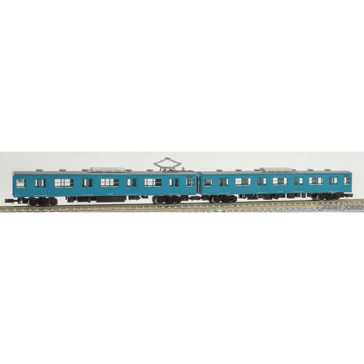【新品即納】[RWM] 1268M JR103系関西形 モハ103・102(ユニット窓・スカイブルー) 2両キット(動力無し) 塗装済み組立てキット Nゲージ 鉄道模型 GREENMAX(グリーンマックス) (20231014)