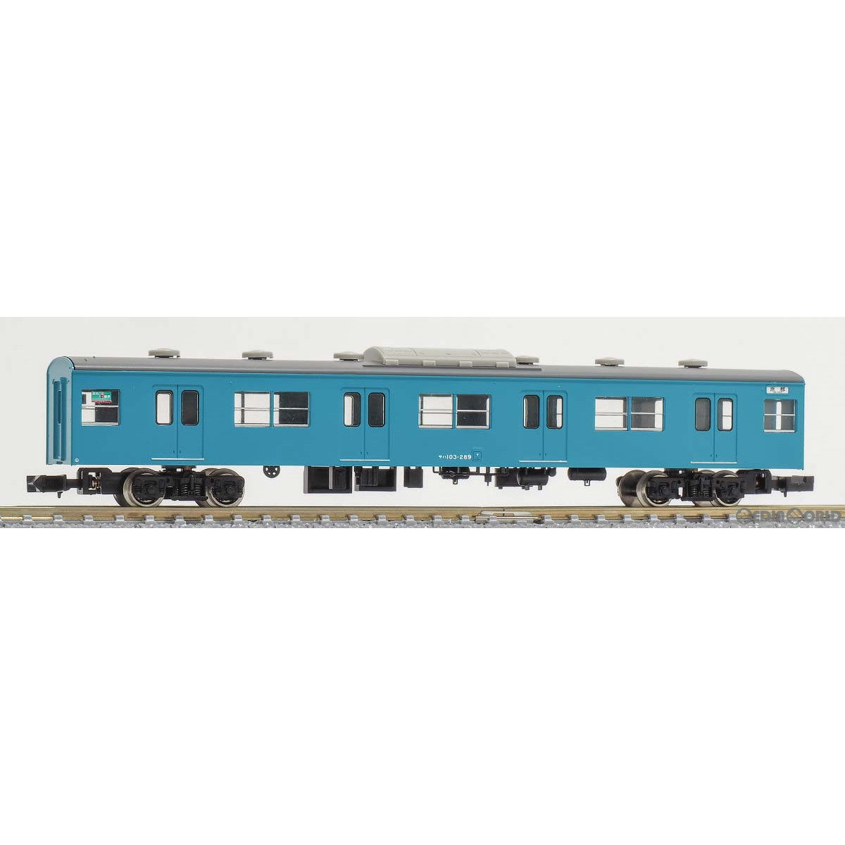 【新品】【お取り寄せ】[RWM] 1268W JR103系関西形 サハ103(ユニット窓・スカイブルー) 1両キット(動力無し) 塗装済み組立てキット Nゲージ 鉄道模型 GREENMAX(グリーンマックス)(20231014)