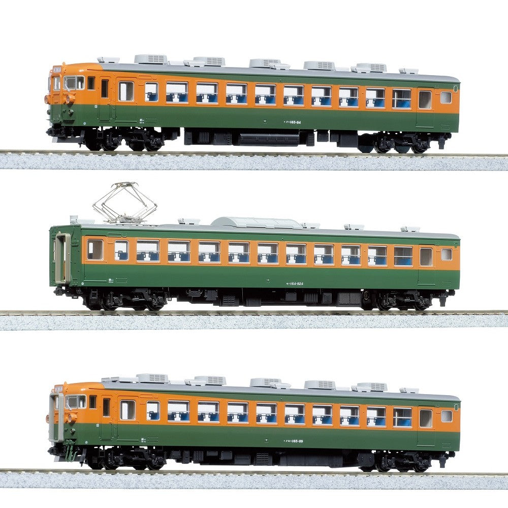 【新品】【お取り寄せ】[RWM] 3-527 165系800番台 3両セット(動力付き) HOゲージ 鉄道模型 KATO(カトー)(20231202)