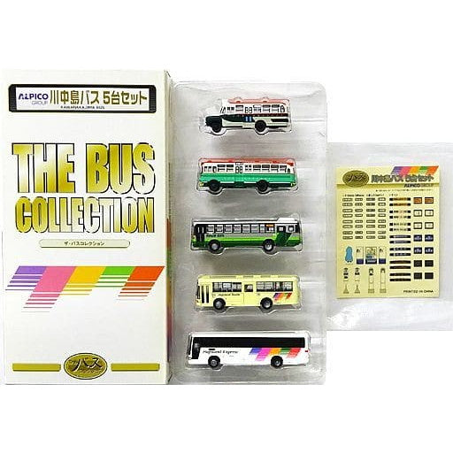 【中古即納】[RWM] ザ・バスコレクション 川中島バス 5台セット Nゲージ 鉄道模型 TOMYTEC(トミーテック)(20080405)