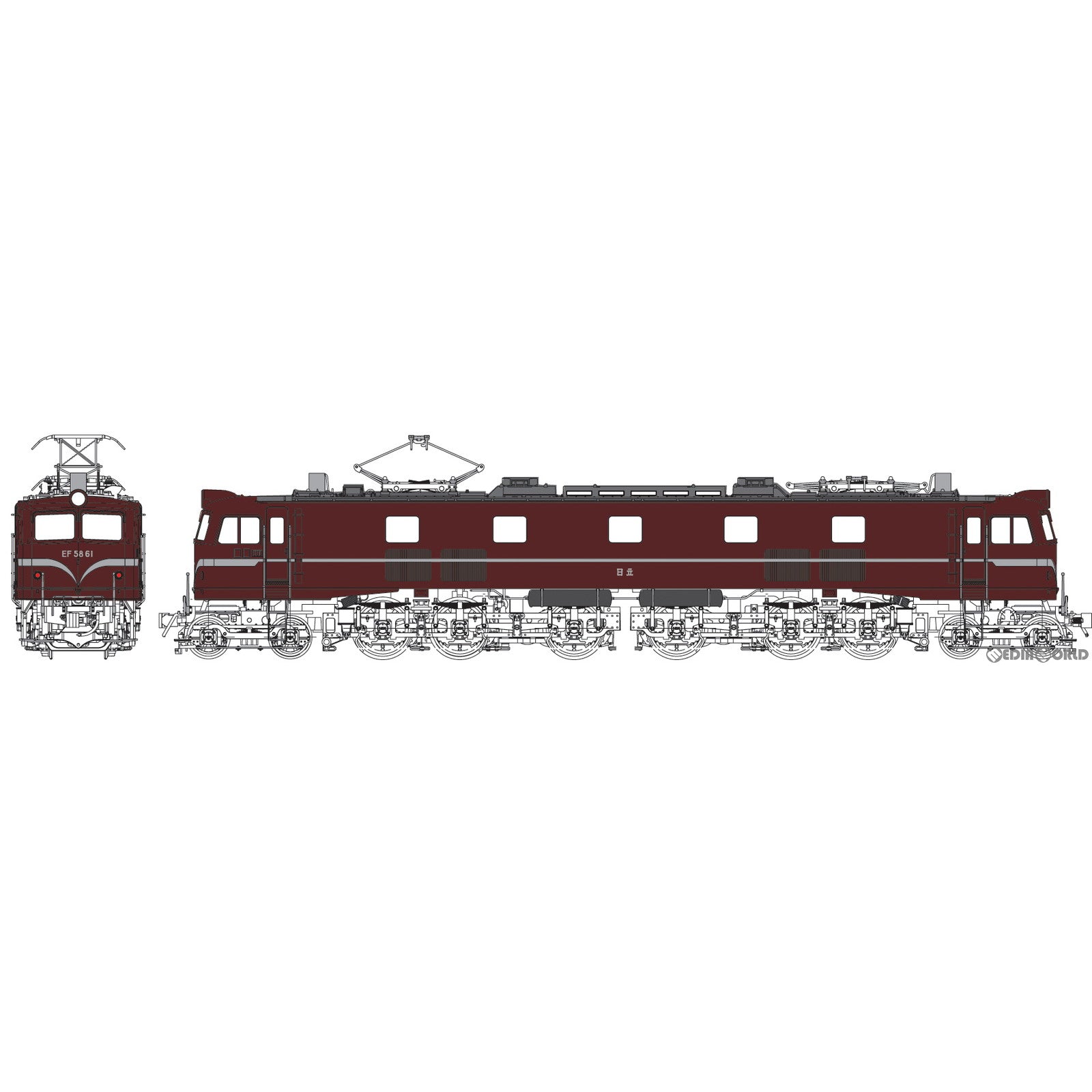 【新品即納】[RWM] TW-EF58U 国鉄 EF5861 一般使用時「ため色」(動力付き) HOゲージ 鉄道模型 TRAMWAY(トラムウェイ) (20240821)